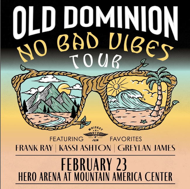 Old Dominion No Bad Vibes Tour Snake River Landing