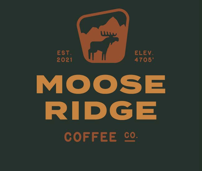 Moose Ridge Coffee Logo | Idaho Falls | Snake River Landing